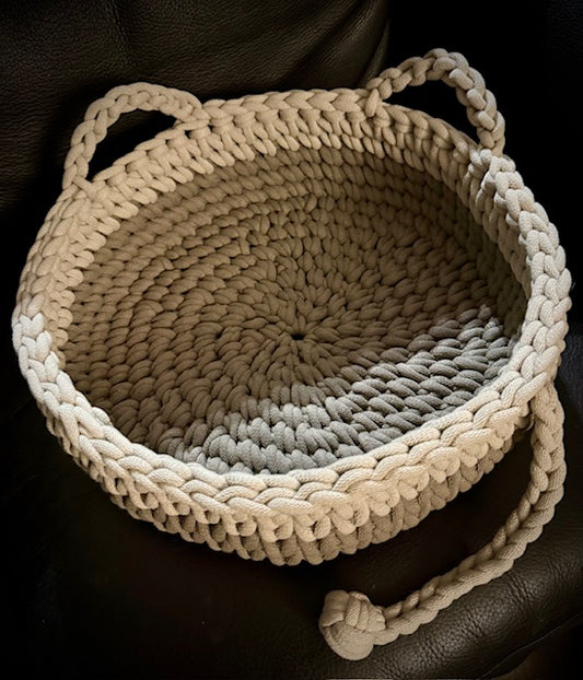 Kattenmand Play - Coffee/Beige