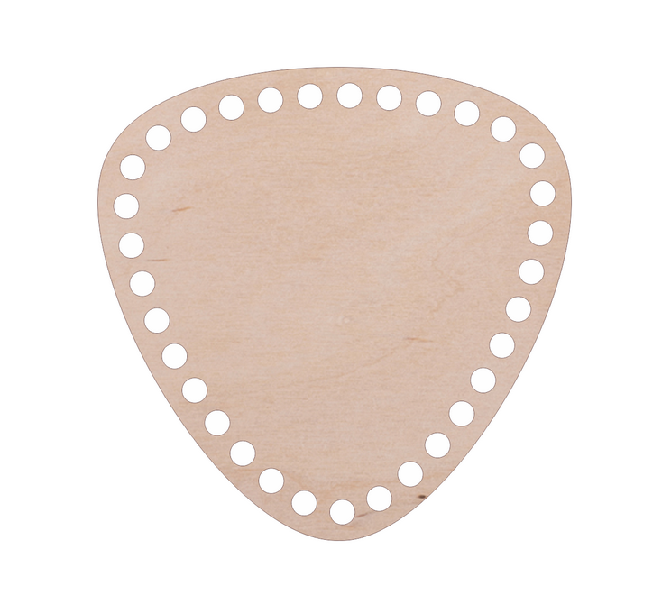 Houten Bodems - Afgeronde Triangel - Personaliseerbaar
