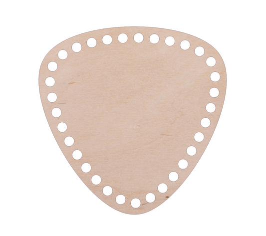 Houten Bodems - Afgeronde Triangel - Personaliseerbaar