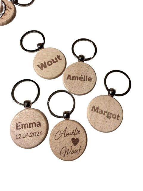 Gegraveerde Sleutelhangers - Gepersonaliseerd